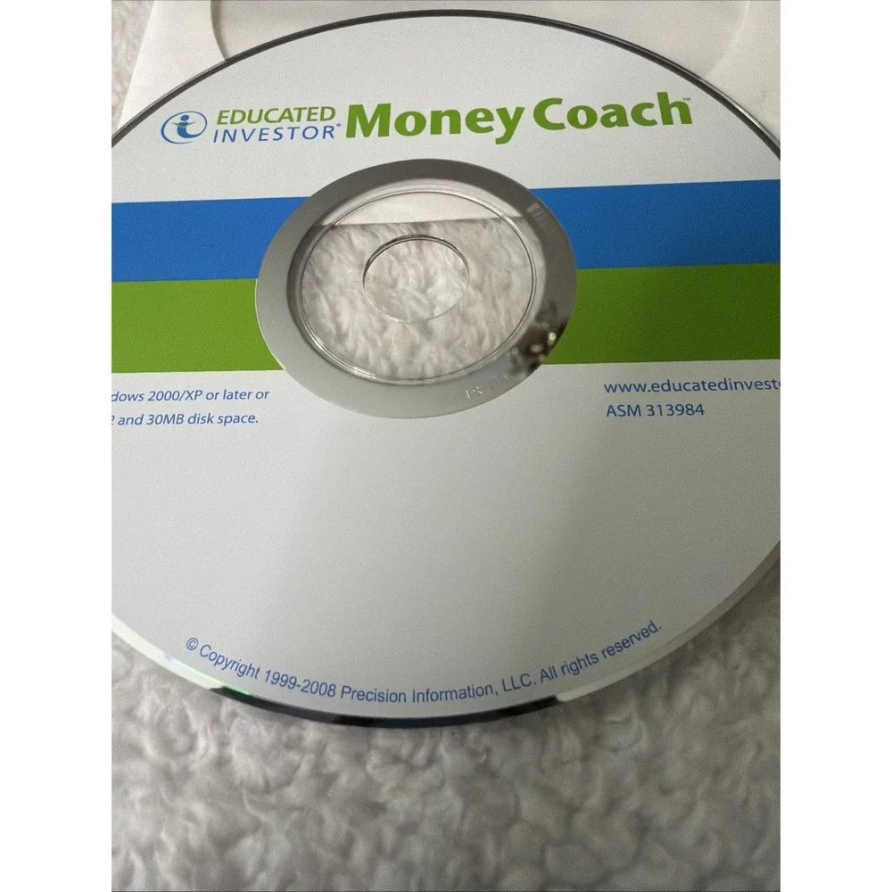Money Coach Educated Investor PC CD ROM Software VTG 1999